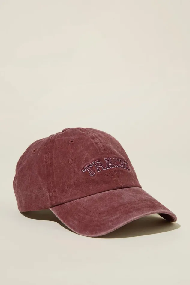 Active Graphic Cap Track Club Dark Oak Women Cotton On Accessories
