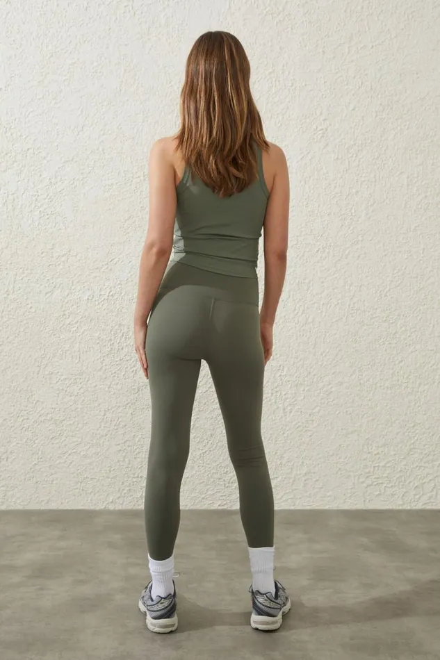 Active High Waist Core Full Length Tight Sweet Green Women Cotton On Pants Active High Waist Core Full Length Tight Sweet Green Women Cotton On Pants