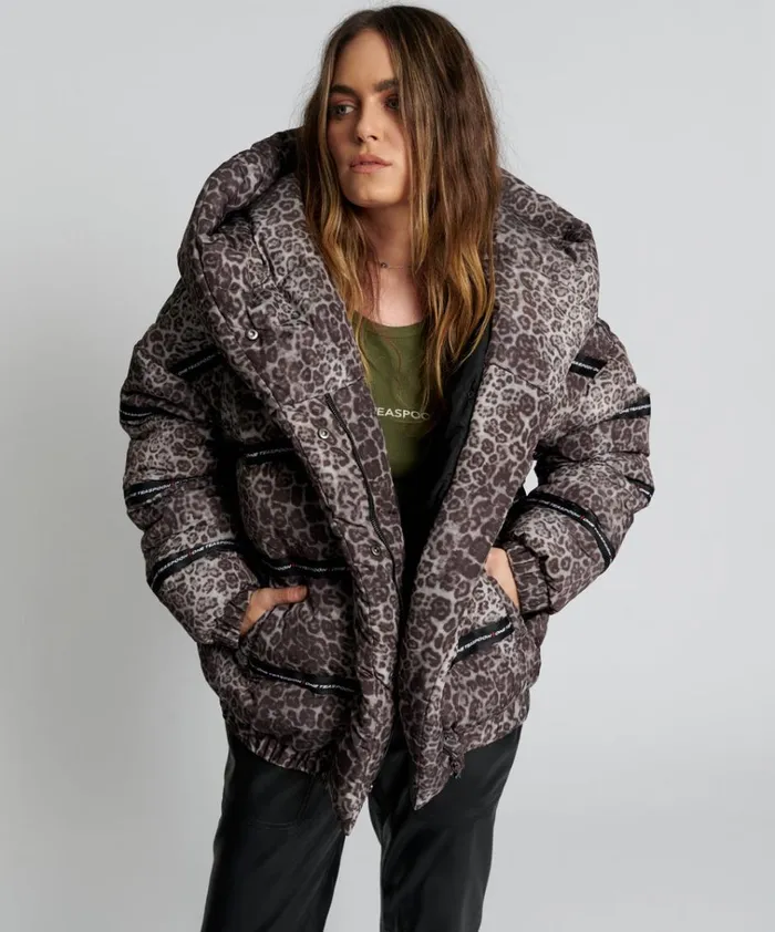 ADDICTED ANIMAL PUFFA JACKET Women One Teaspoon Puffa Jackets ADDICTED ANIMAL PUFFA JACKET Women One Teaspoon Puffa Jackets