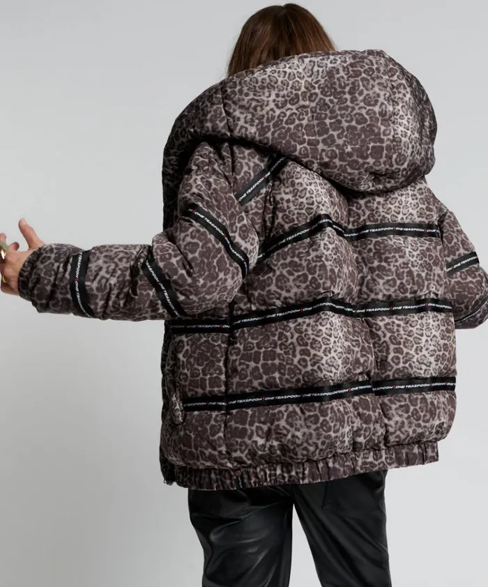 ADDICTED ANIMAL PUFFA JACKET Women One Teaspoon Puffa Jackets ADDICTED ANIMAL PUFFA JACKET Women One Teaspoon Puffa Jackets