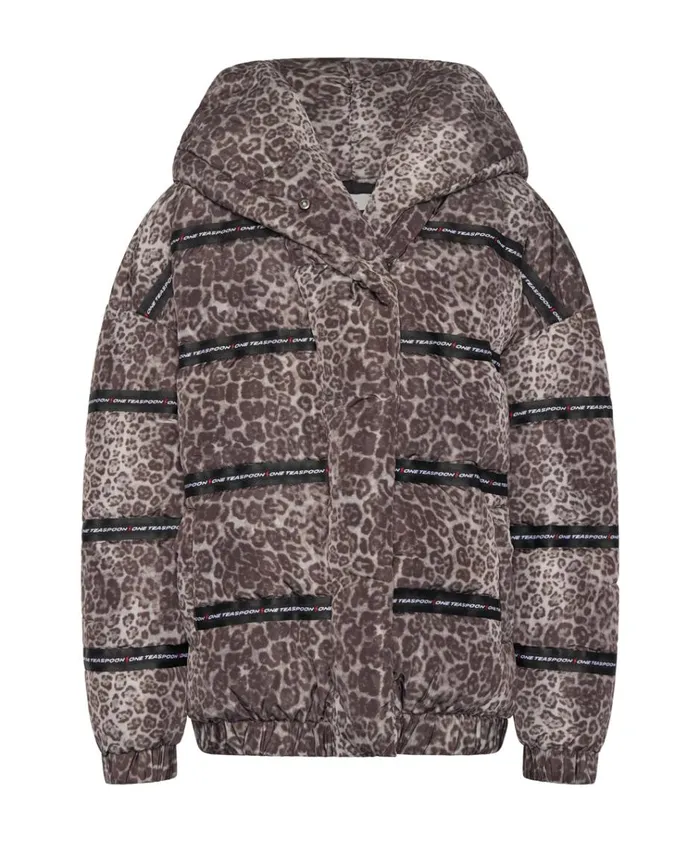 ADDICTED ANIMAL PUFFA JACKET Women One Teaspoon Puffa Jackets ADDICTED ANIMAL PUFFA JACKET Women One Teaspoon Puffa Jackets