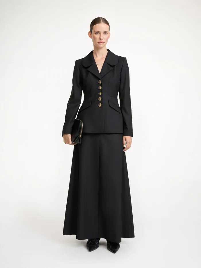 Adrienna SingleBreasted Blazer Black Women By Malene Birger Blazers