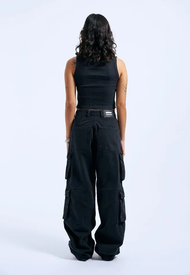 Ainslee Top 8211 Off Black Off Black Women Dr Denim Tees and Tanks