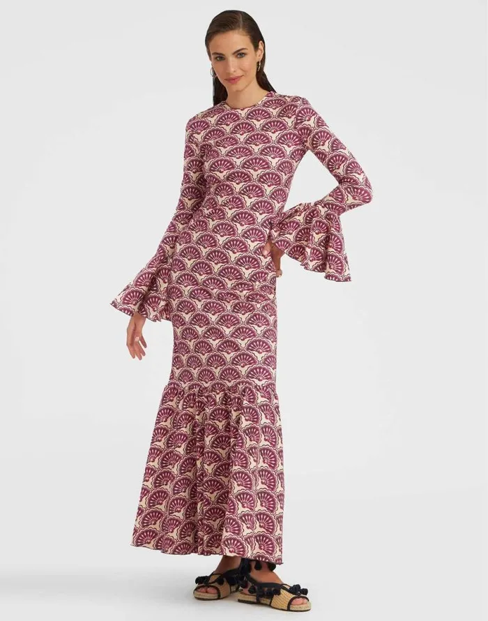 Alba Dress Fans Purple Women La Double J Dresses