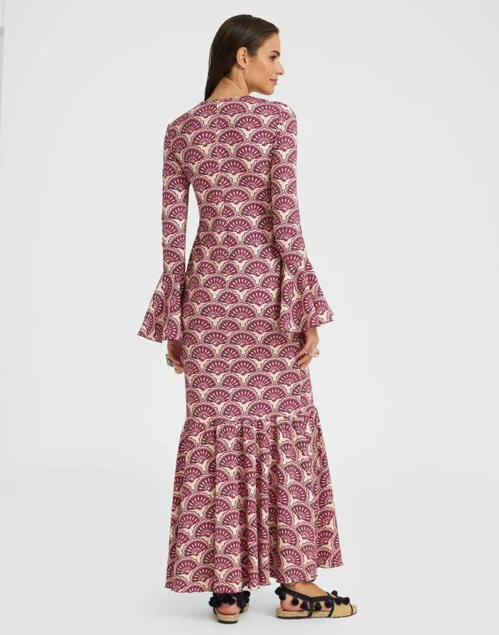 Alba Dress Fans Purple Women La Double J Dresses Alba Dress Fans Purple Women La Double J Dresses