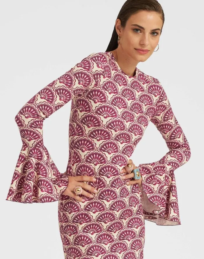 Alba Dress Fans Purple Women La Double J Dresses Alba Dress Fans Purple Women La Double J Dresses