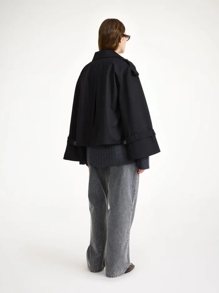 Alisandra Trench Jacket Black Women By Malene Birger Coats and Jackets
