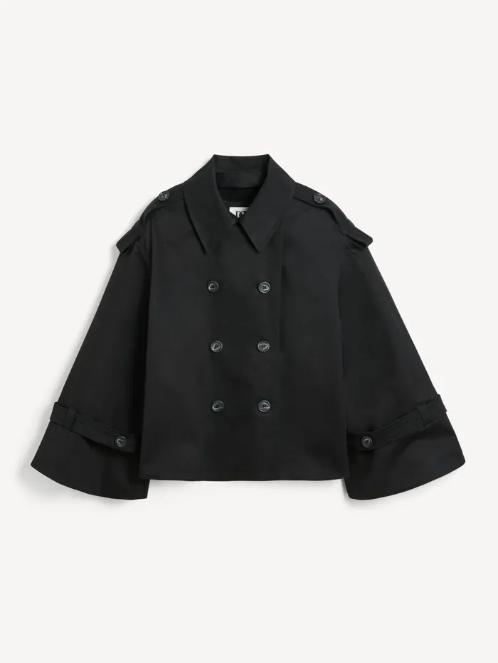 Alisandra Trench Jacket Black Women By Malene Birger Coats and Jackets