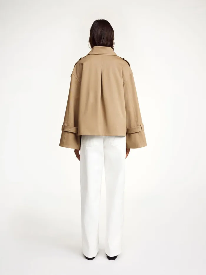 Alisandra Trench Jacket Fosil Women By Malene Birger Coats and Jackets