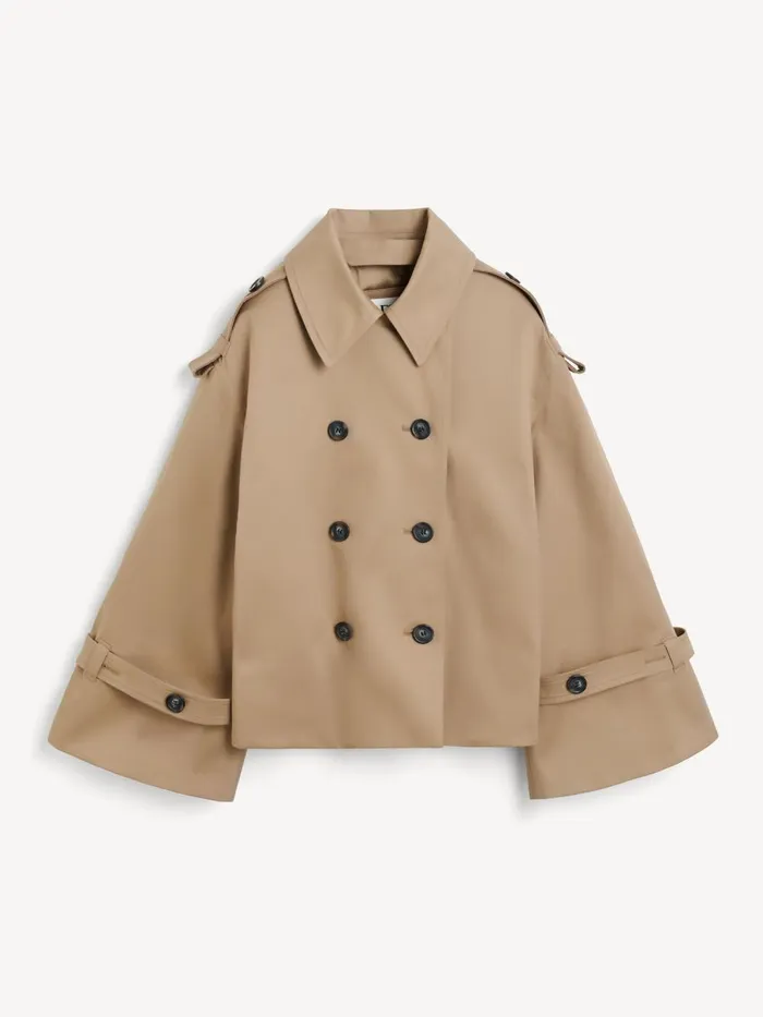 Alisandra Trench Jacket Fosil Women By Malene Birger Coats and Jackets