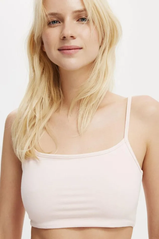 All Day Micro Crop Cami Flossy Pink Women Cotton On Tops All Day Micro Crop Cami Flossy Pink Women Cotton On Tops