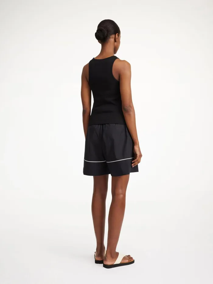 Amanias Tank Top Black Women By Malene Birger Tops and Blouses