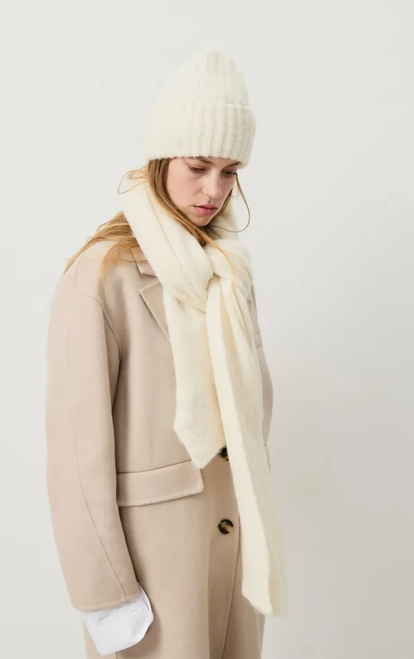 American Vintage Beanies and Caps WomenMen Beanie East Melange Pearl