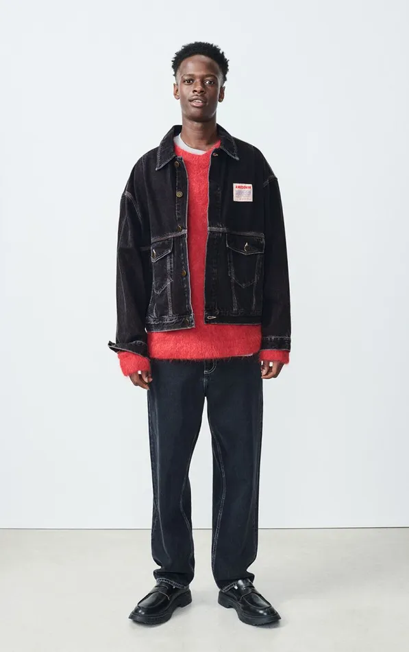 American Vintage Jackets and Blazers Men Jacket Yopday Black Vintage