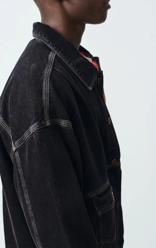 American Vintage Jackets and Blazers Men Jacket Yopday Black Vintage American Vintage Jackets and Blazers Men Jacket Yopday Black Vintage