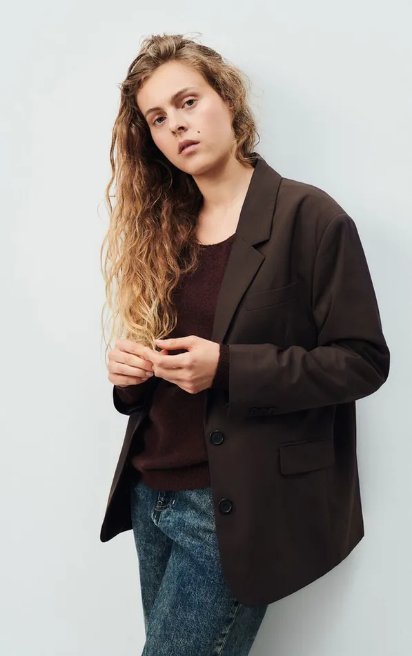 American Vintage Jackets and Blazers Women Blazer Kabird Cacao
