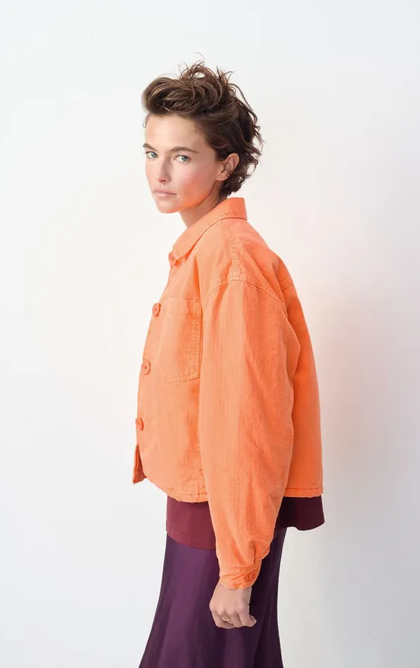 American Vintage Jackets and Blazers Women Jacket Rygybay Fluorescent Fire