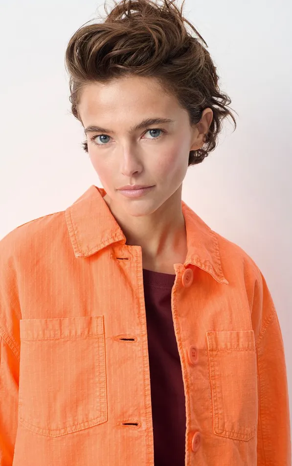 American Vintage Jackets and Blazers Women Jacket Rygybay Fluorescent Fire American Vintage Jackets and Blazers Women Jacket Rygybay Fluorescent Fire