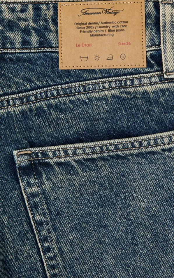 American Vintage Jeans Women Straight Leg Jeans Joybird Dirty Vintage American Vintage Jeans Women Straight Leg Jeans Joybird Dirty Vintage