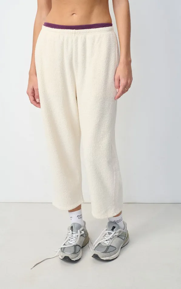 American Vintage Joggers and Leggings Women Joggers Bobypark Ecru