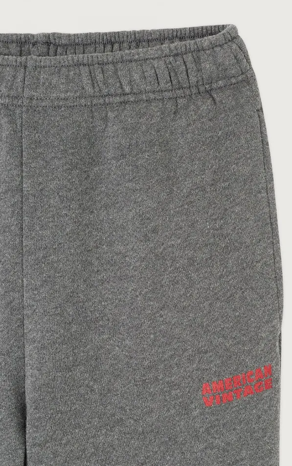 American Vintage Joggers and Leggings Women Joggers Kodytown Melange Charcoal American Vintage Joggers and Leggings Women Joggers Kodytown Melange Charcoal