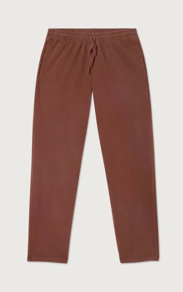American Vintage Joggers Men Joggers Fazy Vintage Chocolate