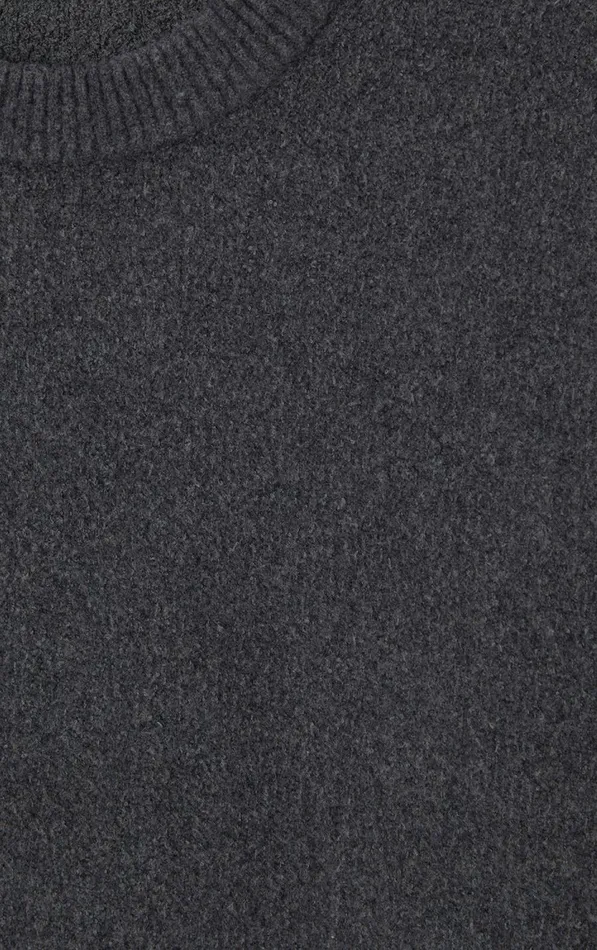 American Vintage Jumpers and Cardigans Men Jumper Blimy Dark Grey Melange American Vintage Jumpers and Cardigans Men Jumper Blimy Dark Grey Melange
