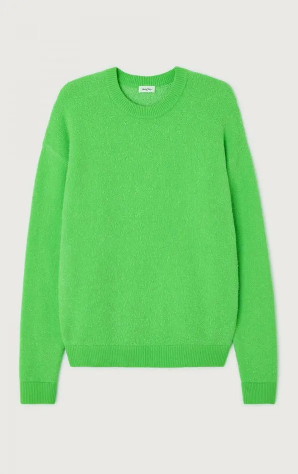 American Vintage Jumpers and Cardigans Men Jumper Blimy Flashy Green American Vintage Jumpers and Cardigans Men Jumper Blimy Flashy Green