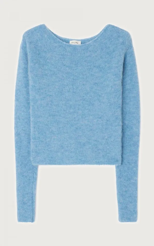 American Vintage Jumpers and Cardigans Women Jumper East Melange Sky American Vintage Jumpers and Cardigans Women Jumper East Melange Sky