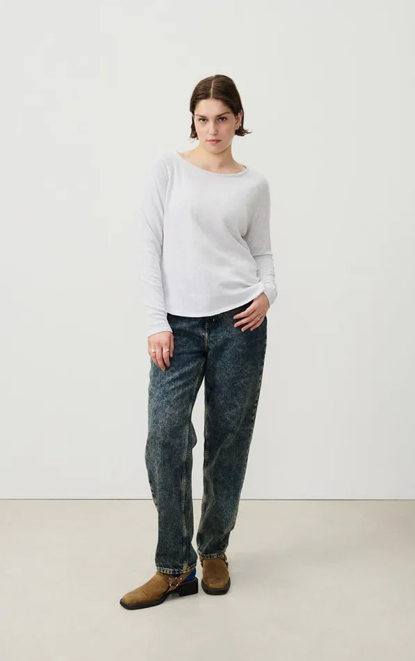 American Vintage Long Sleeve TShirts Women TShirt Sonoma Arctic Melange