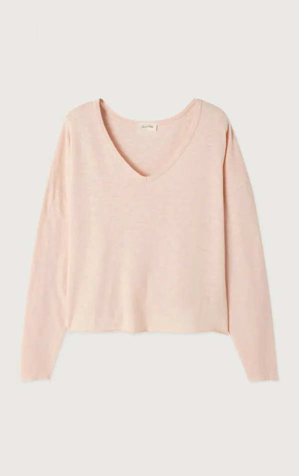 American Vintage Long Sleeve TShirts Women TShirt Sonoma Biscuit Vintage