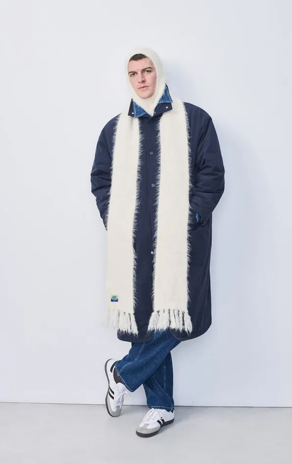 American Vintage Scarves And Shawls WomenMen Scarf Bymi Melange Pearl American Vintage Scarves And Shawls WomenMen Scarf Bymi Melange Pearl