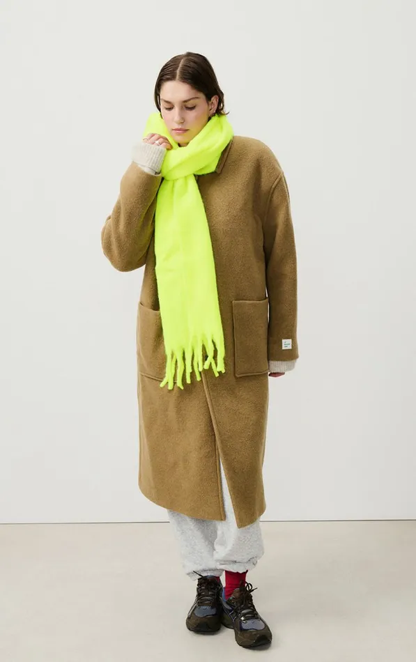 American Vintage Scarves And Shawls WomenMen Scarf Zinaco Neon Yellow