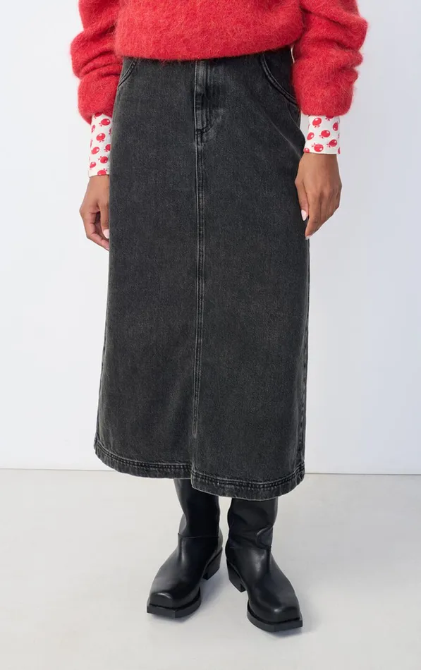 American Vintage Skirts Women Skirt Yopday Black Salt And Pepper
