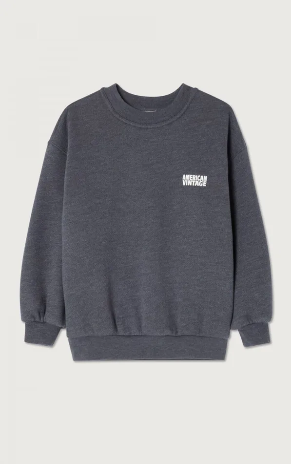 American Vintage Sweatshirts Kids Sweatshirt Doven Overdyed Carbon American Vintage Sweatshirts Kids Sweatshirt Doven Overdyed Carbon