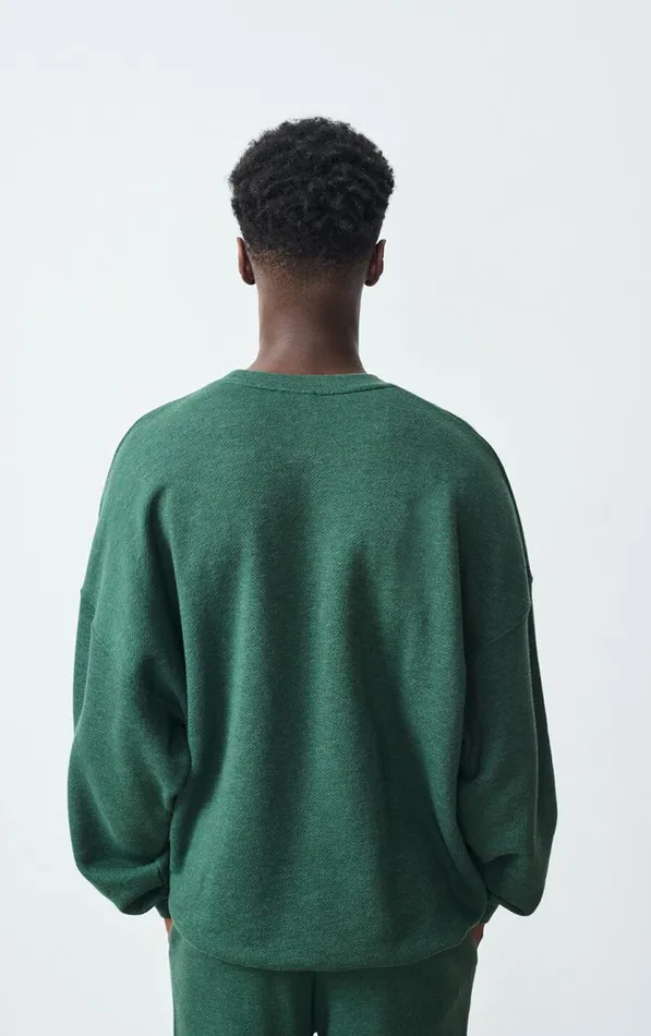 American Vintage Sweatshirts Men Sweatshirt Doven Overdyed Forest American Vintage Sweatshirts Men Sweatshirt Doven Overdyed Forest
