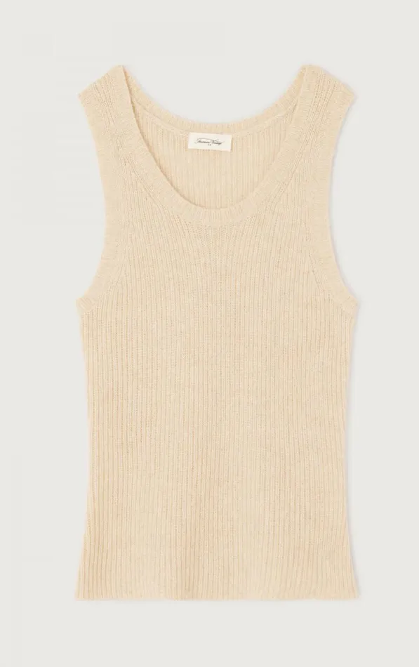 American Vintage Tops and Tanktops Women Tank Top Falyday Melange Biscuit American Vintage Tops and Tanktops Women Tank Top Falyday Melange Biscuit