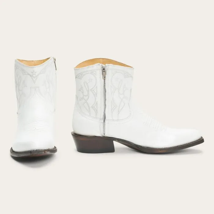 Annika Boots White Women Stetson Shorties