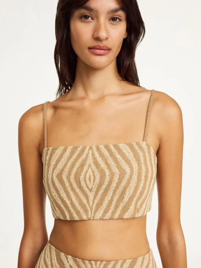 Arvine Top Zebra Print Women By Malene Birger Tops and Blouses