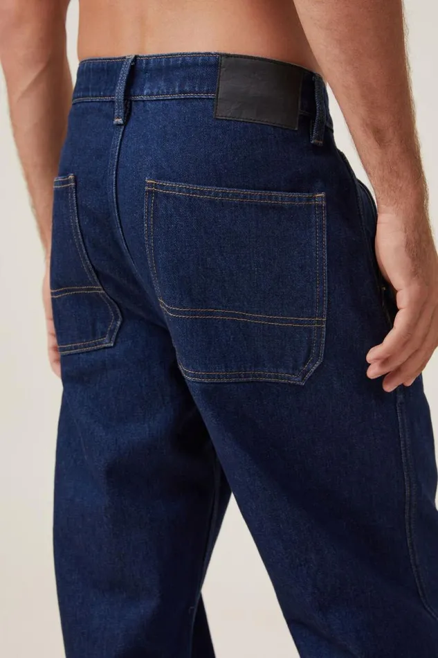 Baggy Jean Carpenter Apollo Blue Men Cotton On Pants Baggy Jean Carpenter Apollo Blue Men Cotton On Pants