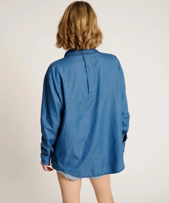 BAHAMA TUX SHIRT Women One Teaspoon Denim Tops BAHAMA TUX SHIRT Women One Teaspoon Denim Tops