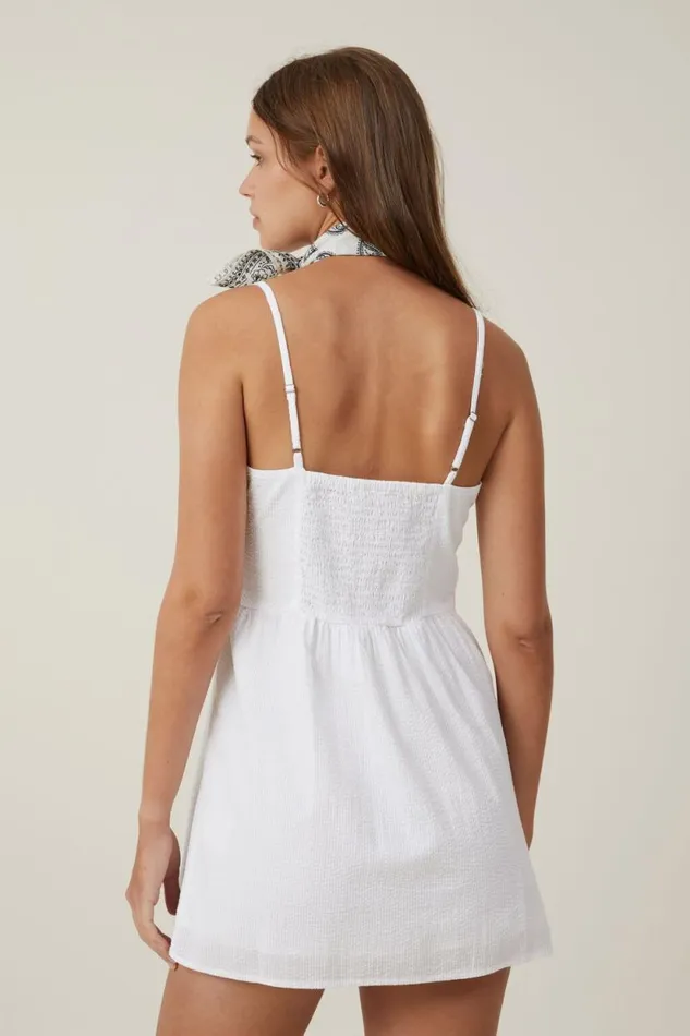 Bambi Mini Dress White Women Cotton On Dresses