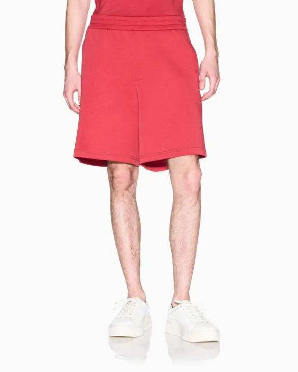 Basic Bermuda In Stretch Fabric Red Men Armani Matching Sets Basic Bermuda In Stretch Fabric Red Men Armani Matching Sets
