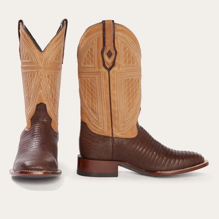 Beaumont Brown Teju Cowboy Boot Brown Men Stetson Western