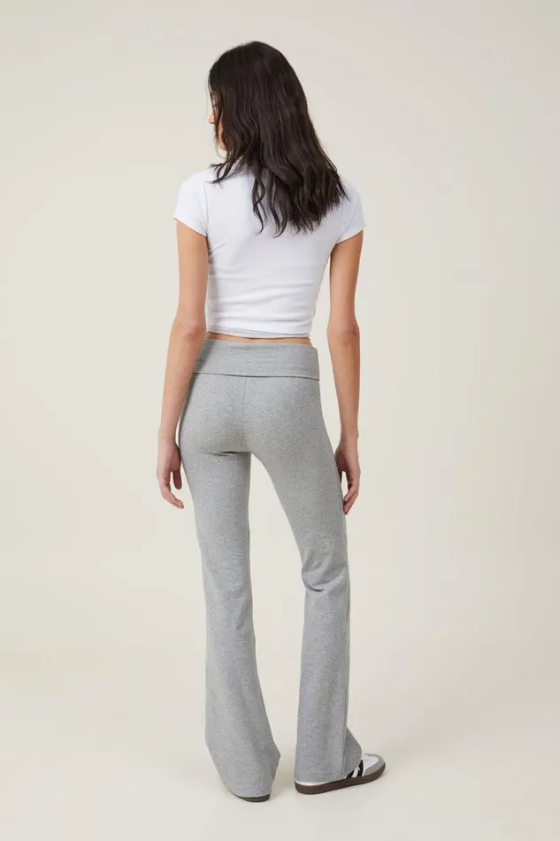 Bella Bootleg Pant Grey Marle Women Cotton On Pants