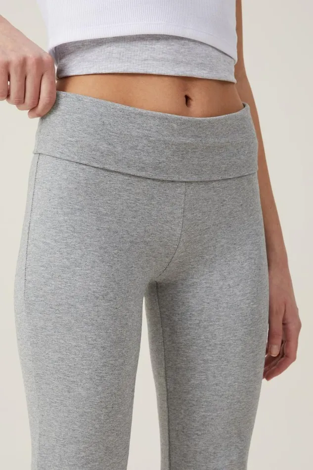 Bella Bootleg Pant Grey Marle Women Cotton On Pants