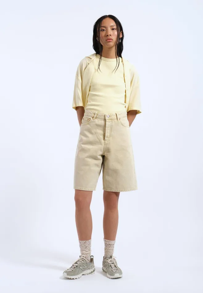 Bella Shorts 8211 Buff Yellow Buff Yellow Women Dr Denim Shorts