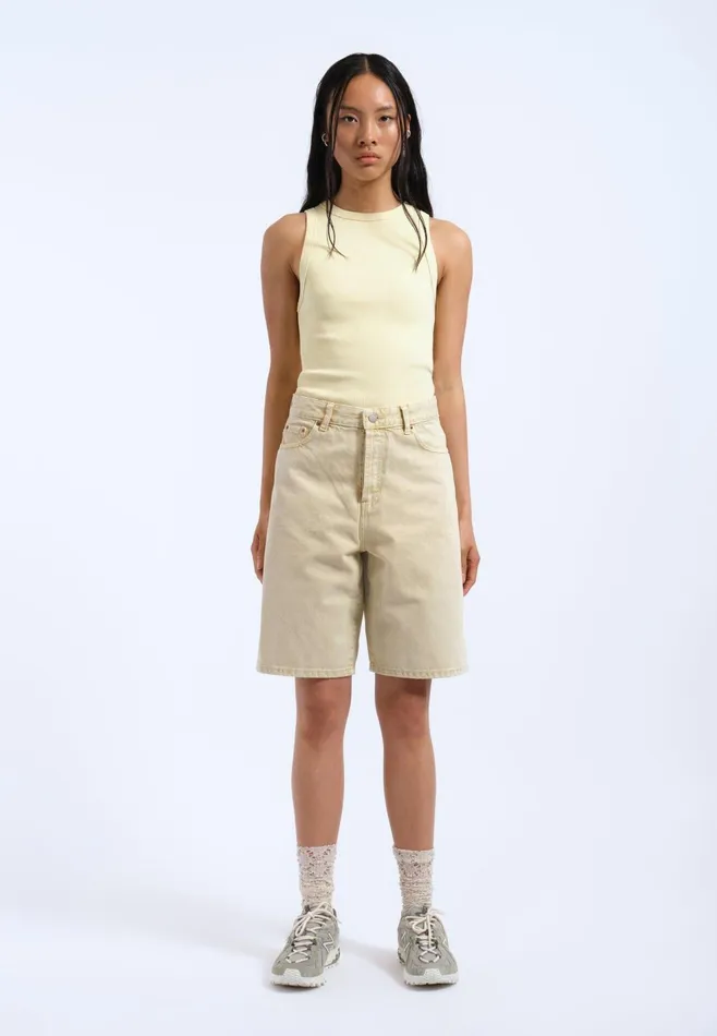 Bella Shorts 8211 Buff Yellow Buff Yellow Women Dr Denim Shorts