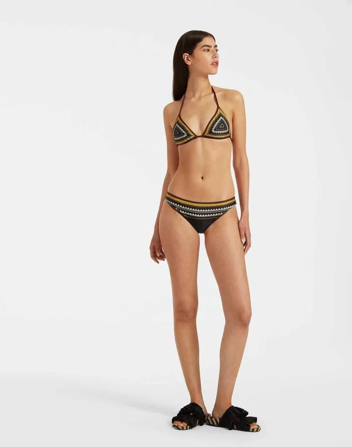 Bikini Top Doric Place Black Women La Double J Swimwear Bikini Top Doric Place Black Women La Double J Swimwear