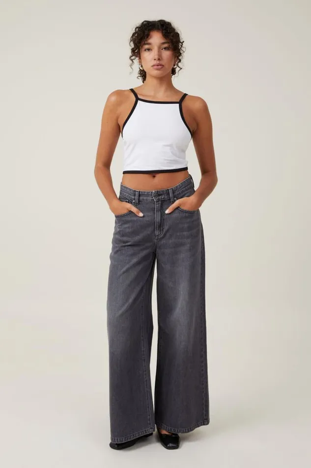 Billi High Neck Tank White Women Cotton On Tops